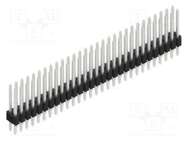 Connector: pin strips; pin header; male; PIN: 58; 1.27mm; THT; 2x29