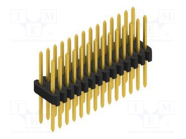Connector: pin strips; pin header; male; PIN: 28; 1.27mm; THT; 2x14