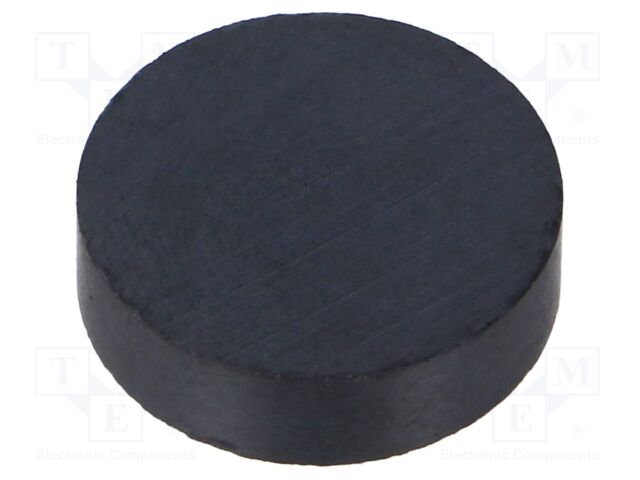 Magnet: permanent; hard ferrite; 7.5N; Ø: 21.5mm; H: 6mm