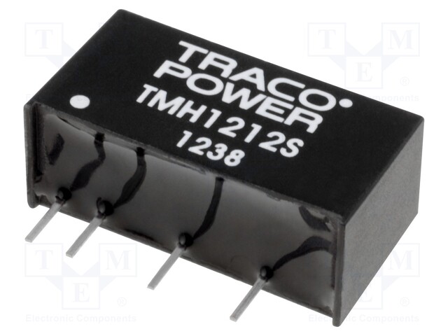Converter: DC/DC; 2W; Uin: 10.8÷13.2V; 12VDC; Iout: 165mA; SIP7; 2.7g