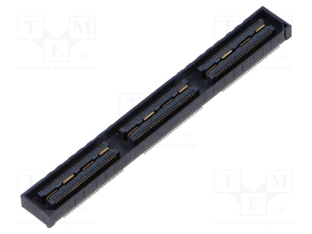 Mezzanine Connector, Ground Plane, Receptacle, 0.5 mm, 2 Rows, 180 Contacts, Surface Mount