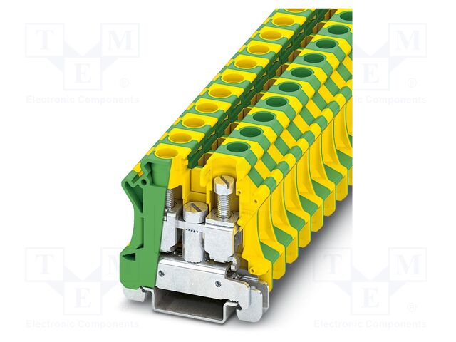 Splice terminal: rail; PA; L: 49.9mm; ways: 1; terminals: 2; W: 12.2mm