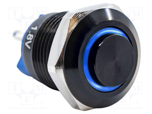 Switch: vandal resistant; Pos: 2; SPST-NO; 2A/36VDC; IP65; OFF-(ON)