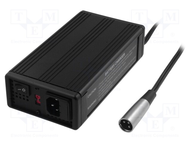 Charger: for rechargeable batteries; acid-lead; 7.2A; 73%