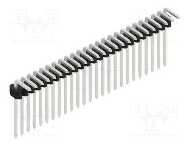 Connector: pin strips; pin header; male; PIN: 25; 1.27mm; THT; 1x25