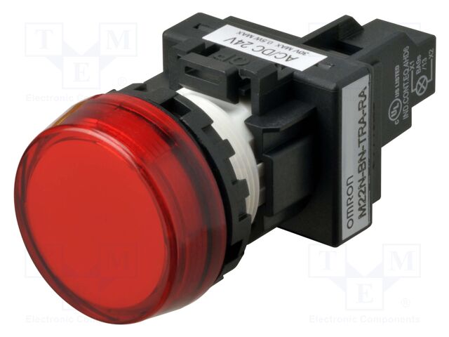 Control lamp; 22mm; M22N; -25÷55°C; Illumin: LED; Ø22.3mm; IP66