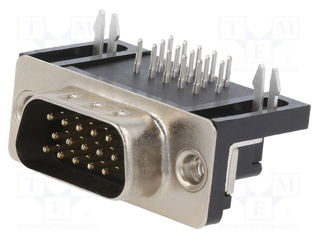 HIGH DENSITY D SUB, PLUG, 15 POSITION