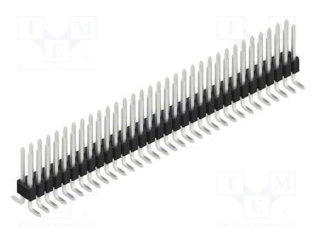 Connector: pin strips; pin header; male; PIN: 64; 1.27mm; SMT; 2x32