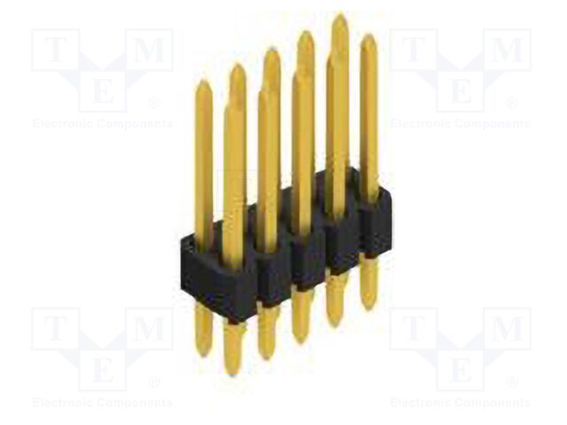 Connector: pin strips; pin header; male; PIN: 10; 1.27mm; THT; 2x5