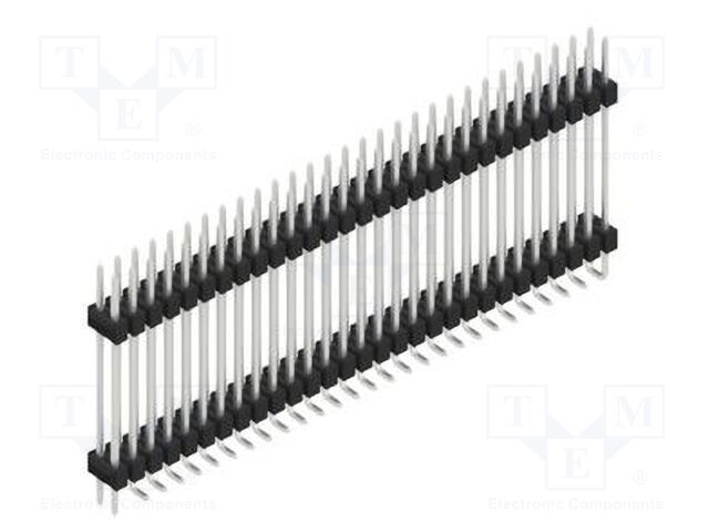 Connector: pin strips; pin header; male; PIN: 58; 2.54mm; SMT; 2x29