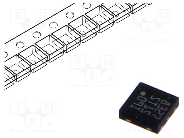 DC-DC Switching Buck (Step Down) Regulator, Adjustable, 2.7V-6Vin, 800mV-5Vout, 2Aout, DFN-6