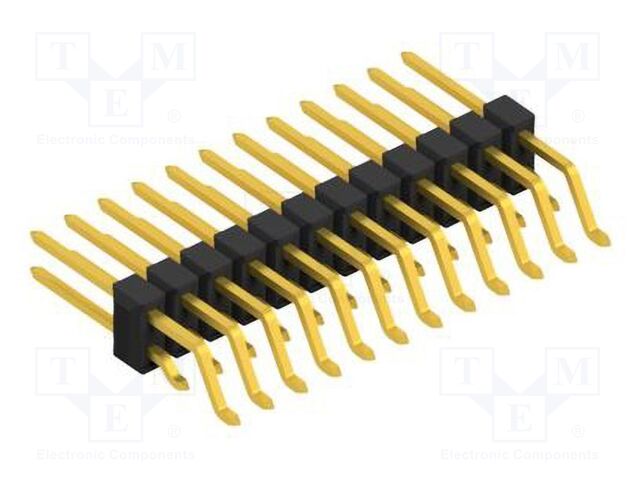 Connector: pin strips; pin header; male; PIN: 24; 2.54mm; SMT; 2x12