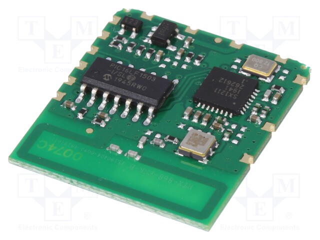 Module: RF; FM transceiver; FSK; 868MHz; serial; -108dBm; 27/6mA