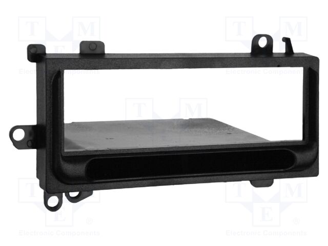 Radio frame; 1 DIN; black