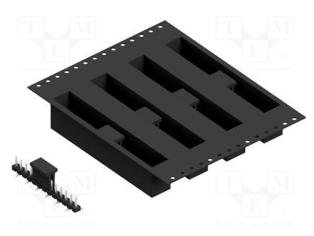 Connector: pin strips; pin header; male; PIN: 13; 2.54mm; SMT; 1x13