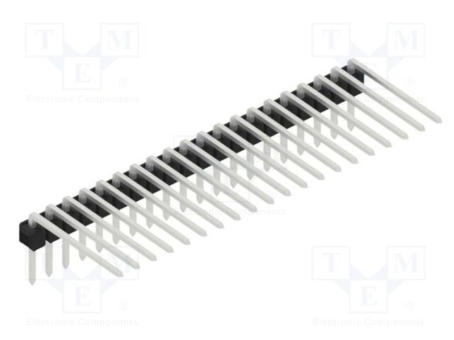 Connector: pin strips; pin header; male; PIN: 20; 2.54mm; THT; 1x20