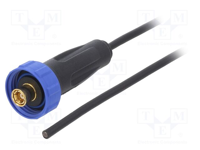 Connector: SMB; plug; with lead; internal thread; Buccaneer SMB