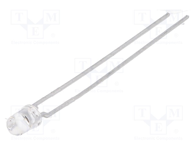 IR transmitter; 3mm; 940nm; transparent; 40mW; 44°; THT; 100mA