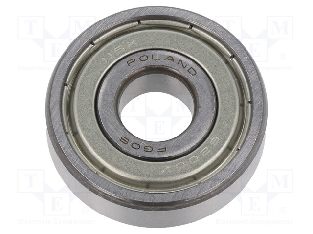 Bearing: ball; Øint: 10mm; Øout: 30mm; W: 9mm; bearing steel