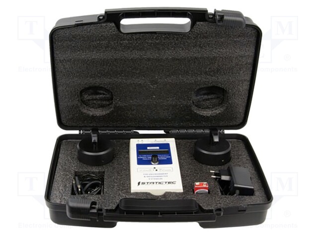 Meter: ESD surface resistivity tester; 10÷100V; battery 9V x1