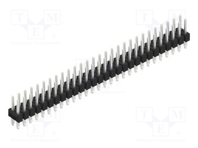 Connector: pin strips; pin header; male; PIN: 56; 2.54mm; THT; 2x28