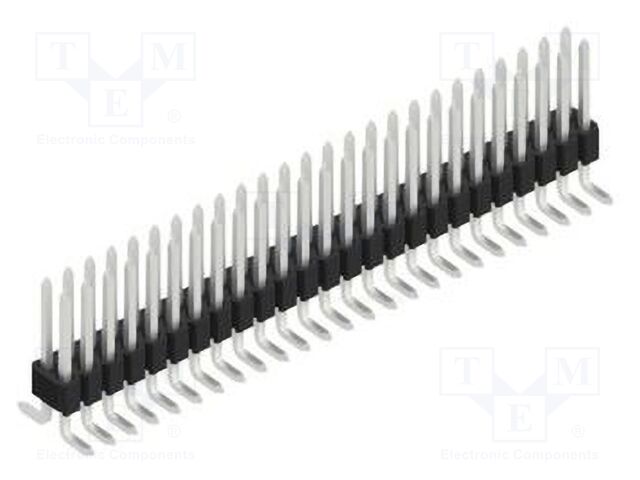 Connector: pin strips; pin header; male; PIN: 50; 1.27mm; SMT; 2x25
