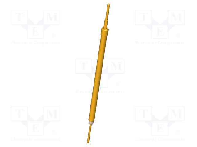 Test needle; Maksimum spring compression: 5mm; 3A; Contacts: CuBe