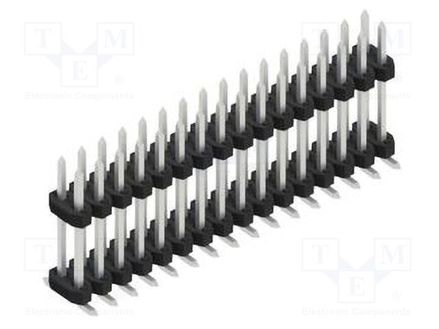 Connector: pin strips; pin header; male; PIN: 32; 2mm; SMT; 2x16
