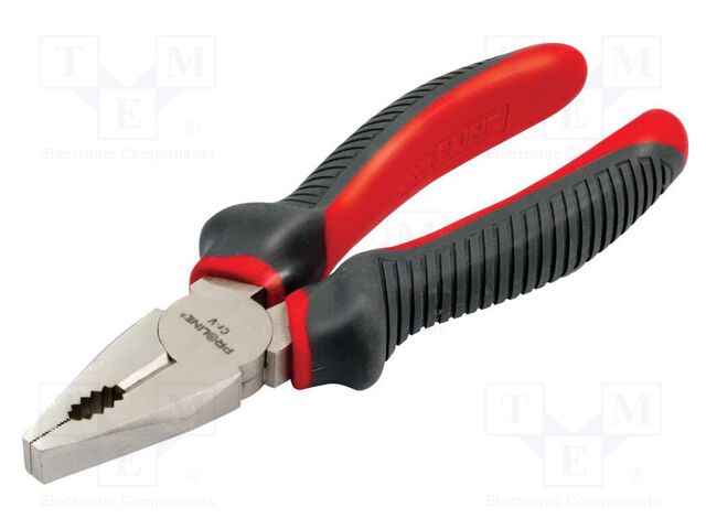 Pliers; universal; ergonomic two-component handles,forged