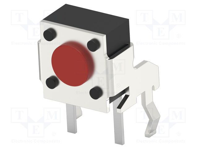Microswitch TACT; SPST-NO; Pos: 2; 0.05A/24VDC; THT; none; 2.55N