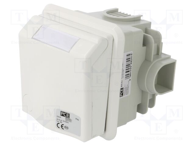 Connector: AC supply 3-phase; socket; female; 32A; 400VAC; IP44