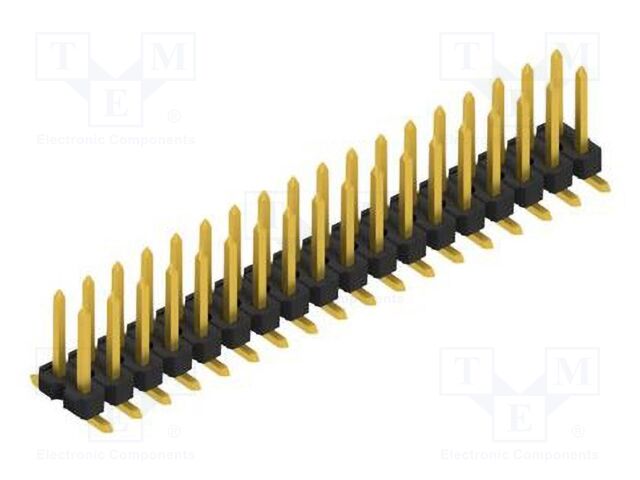Connector: pin strips; pin header; male; PIN: 36; 2.54mm; SMT; 2x18