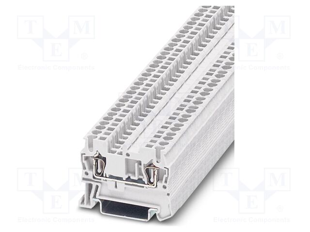 Splice terminal: rail; ST; 24A; 800V; spring clamp; PA; 0.08÷4mm2