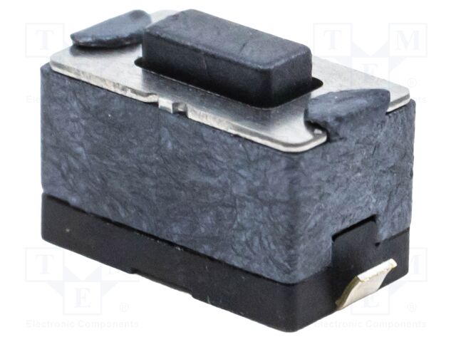 Microswitch TACT; SPST; Pos: 2; 0.05A/12VDC; SMT; none; 1.56N; black