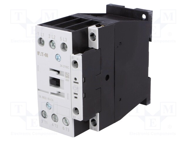 Contactor: 3-pole; NO x3; Auxiliary contacts: NO; 24VDC; 32A; 690V