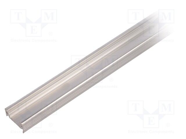 Profiles for LED modules; surface; natural; L: 1m; aluminium