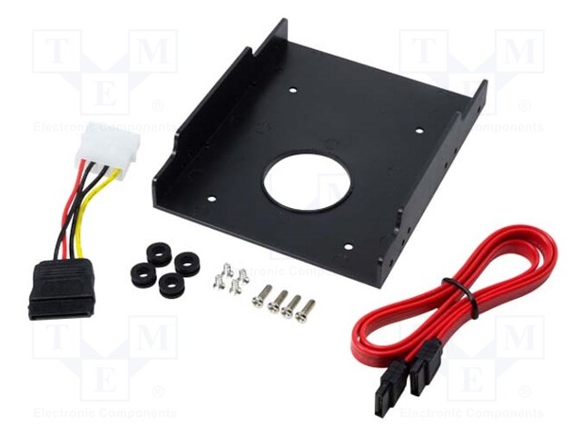 Hard discs housing: 2,5" / 3,5"; 122x100x25mm