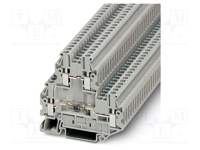 Splice terminal: rail; PA; L: 64.4mm; terminals: 4; W: 5.2mm