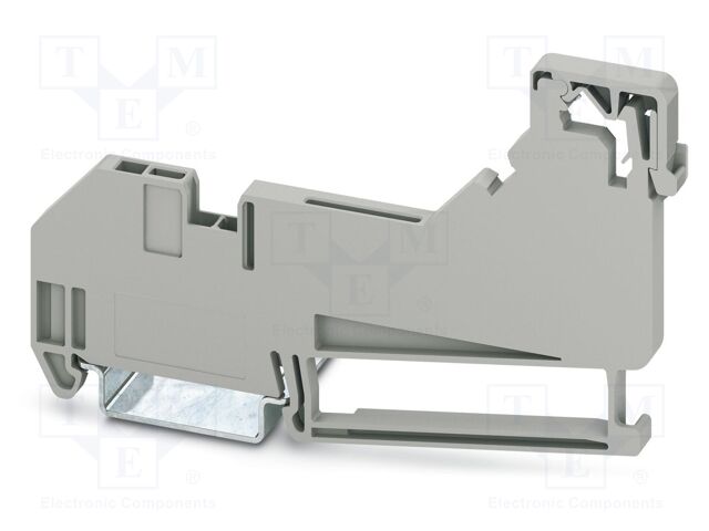 Mounting clamp; PA; ways: 2; W: 5.2mm; H: 102.4mm; Body: grey
