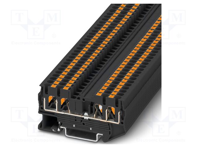 Splice terminal: rail; PT; 48V; push-in; PA; L: 35.3mm; 0.14÷4mm2