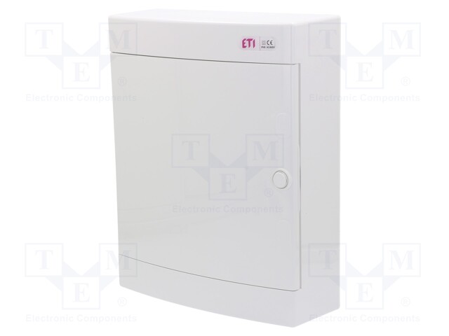 Enclosure: for modular components; IP40; white; No.of mod: 24