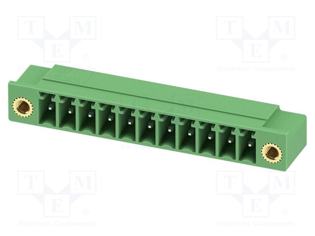 PCB headers, nominal cross section: 1.5 mm2, color: green, n