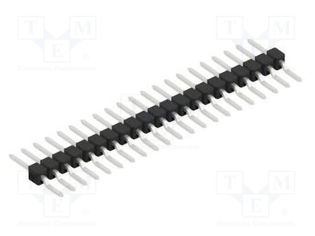 Connector: pin strips; pin header; male; PIN: 21; 2.54mm; SMT; 1x21
