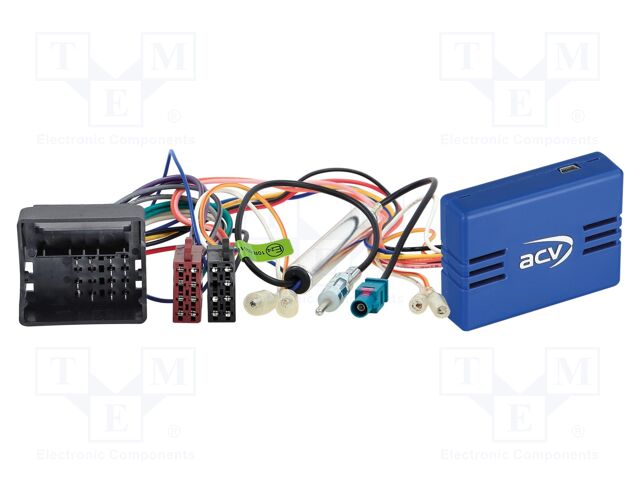 Citroën,Fiat,Peugeot,Toyota; DIN,Fakra,ISO,Quadlock