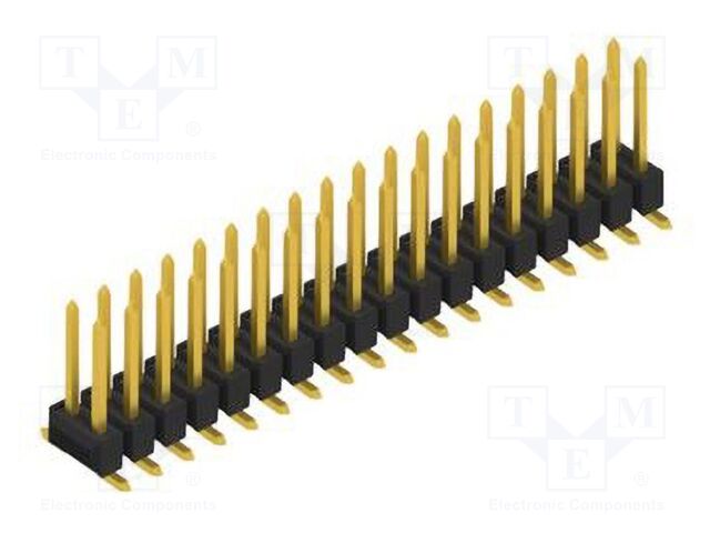 Connector: pin strips; pin header; male; PIN: 36; 2.54mm; SMT; 2x18