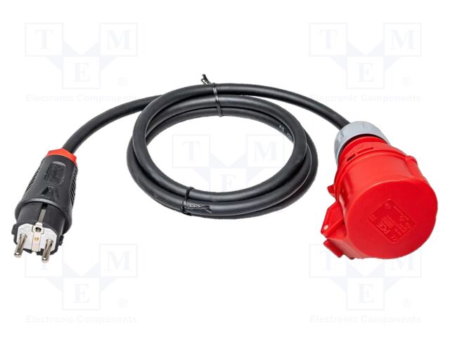 Test acces: mains cable; SCHUKO plug