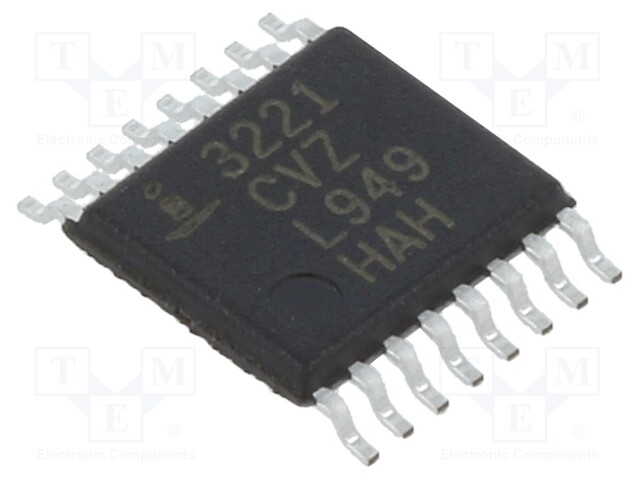 IC: interface; transceiver; RS232,full duplex; 250kbps; TSSOP16