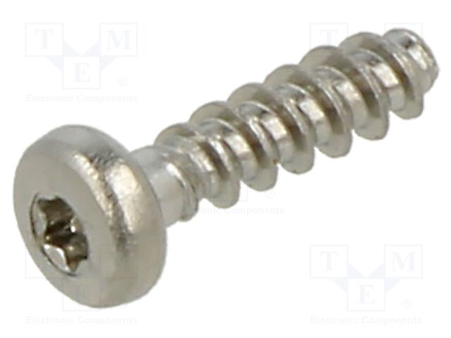 Screw; 2.2x8; Head: cheese head; Torx®; TX06; A2 stainless steel
