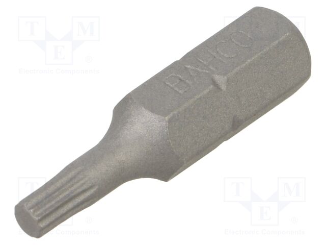 Screwdriver bit; spline (12-angles); XZN M3; Overall len: 25mm