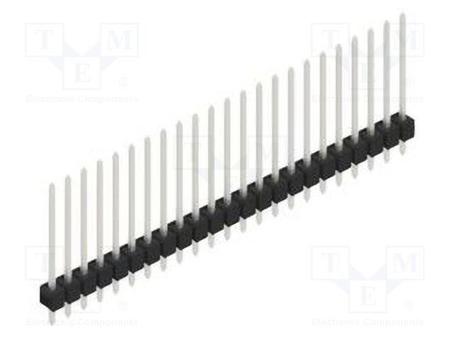 Connector: pin strips; pin header; male; PIN: 23; 2.54mm; THT; 1x23